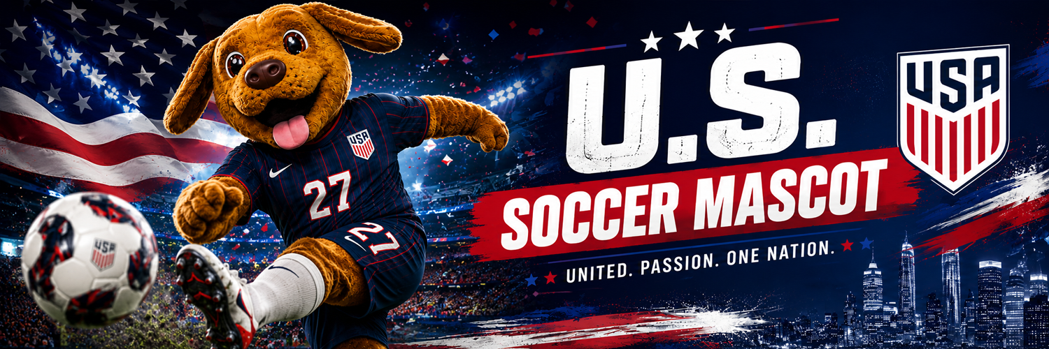 U.S. Soccer Mascot banner
